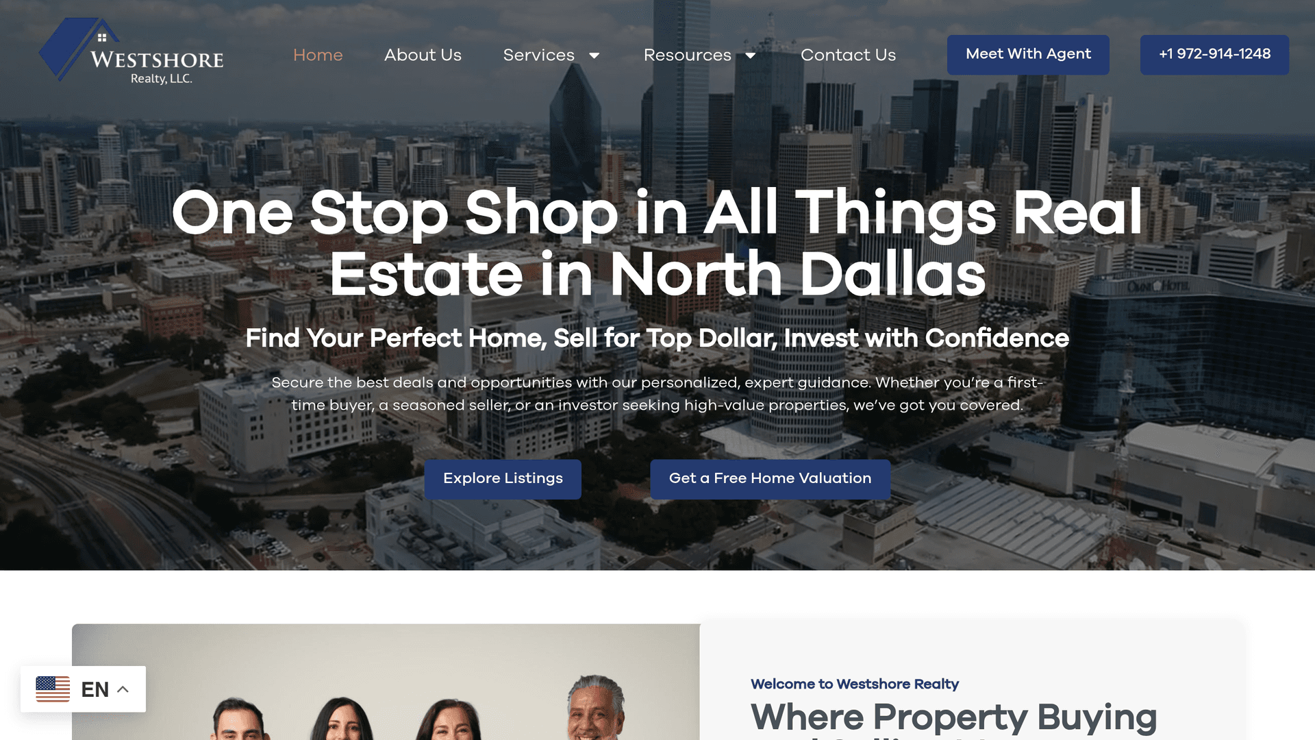 Westshore Realty screenshot